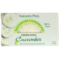 3 PACK of Nature's Plus, Moisturizing Cleansing Bar, Energizing Cucumber, 3.5 oz (100 g)