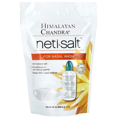 <img alt="Himalayan Chandra, Neti Salt, For Nasal Wash, 24 oz (680.3 g)" title="Himalayan Chandra, Neti Salt, For Nasal Wash, 24 oz (680.3 g),652865600415"