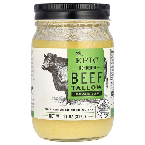 <img alt="Epic Bar, Rendered Grass Fed Beef Tallow, 11 oz (312 g)" title="Epic Bar, Rendered Grass Fed Beef Tallow, 11 oz (312 g),732153024731"