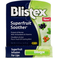 3 PACK of Blistex, Superfruit Soother, Lip Protectant/Sunscreen, SPF 15, 0.15 oz (4.25 g)