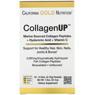 <img alt="California Gold Nutrition, CollagenUp, Marine Collagen + Hyaluronic Acid + Vitamin C, Unflavored, 10 Packets, 0.18 oz (5.15 g) Each" title="California Gold Nutrition, CollagenUp, Marine Collagen + Hyaluronic Acid + Vitamin C, Unflavored, 10 Packets, 0.18 oz (5.15 g) Each,898220013449"