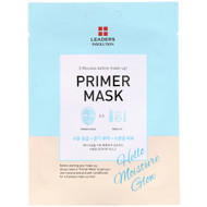 3 PACK of Leaders, Primer Mask, Hello Moisture Glow, 1 Mask, 0.84 fl oz (25 ml)