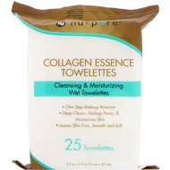 3 PACK of Nu-Pore, Collagen Essence Towelettes, 25 Towelettes