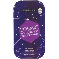 3 PACK of Freeman Beauty, Cosmic Holographic Peel-Off Mask, Hydrating Amethyst, 0.33 fl oz (10 ml)