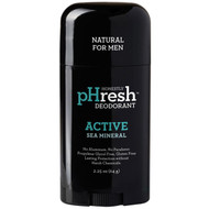 3 PACK of Honestly pHresh Prebiotic Natural Deodorant Active Sea Mineral -- 2.25 oz