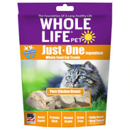 3 PACK of Whole Life Pet Just One Ingredient Whole Food Cat Treats Pure Chicken Breast -- 3 oz