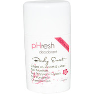 3 PACK of Honestly pHresh Prebiotic Natural Deodorant Barely Sweet -- 2.25 oz