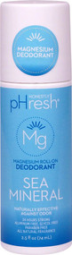 3 PACK of Honestly pHresh Magnesium Roll On Deodorant Sea Mineral -- 2.5 fl oz