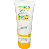 Andalou Naturals, Styling Gel, Brilliant Shine, Medium Hold, Sunflower & Citrus, 6.8 fl oz (200 ml)