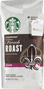 3 PACK of Starbucks Whole Bean Coffee Dark Roast French Roast -- 12 oz