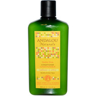 Andalou Naturals, Conditioner, Brilliant Shine, For Strength and Vitality, Sunflower & Citrus, 11.5 fl oz (340 ml)