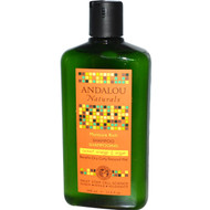 3 PACK of Andalou Naturals, Shampoo, Moisture Rich, For Soft, Smooth Sheen,  Argan Oil & Shea, 11.5 fl oz (340 ml)