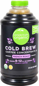 3 PACK of Simple Truth Organic Cold Brew Coffee Concentrate French Roast -- 32 fl oz