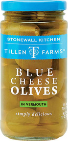 3 PACK of Tillen Farms Blue Cheese Olives in Vermouth -- 12 oz