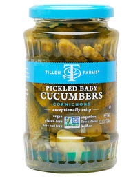 3 PACK of Tillen Farms Picked Baby Crispy Cucumbers -- 12.3 oz