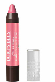3 PACK of Burts Bees 100% Natural Moisturizing Gloss Lip Crayon Pink Lagoon -- 0.1 oz