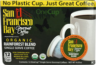 3 PACK of San Francisco Bay Organic Gourmet Single Serve Coffee Rainforest Blend -- 12 K-Cups