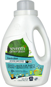 Seventh Generation Free & Clear Baby Natural Laundry Detergent -- 50 fl oz