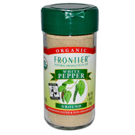 3 PACK of Frontier Co-Op Organic White Pepper Ground -- 1.98 oz