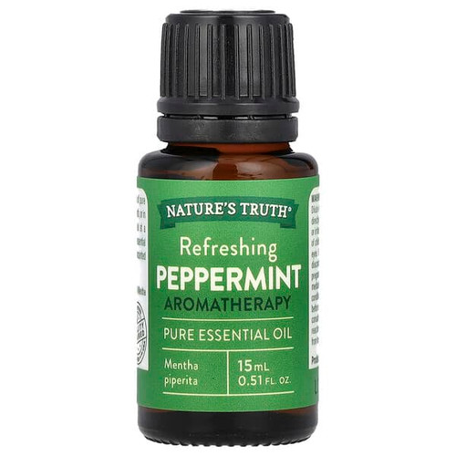 <img alt="Natures Truth, Pure Essential Oil, Refreshing Peppermint, 0.51 fl oz (15 ml)" title="Natures Truth, Pure Essential Oil, Refreshing Peppermint, 0.51 fl oz (15 ml),840093101006"