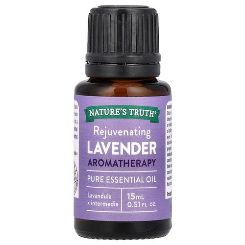 <img alt="Natures Truth, Pure Essential Oil, Rejuvenating Lavender, 0.51 fl oz (15 ml)" title="Natures Truth, Pure Essential Oil, Rejuvenating Lavender, 0.51 fl oz (15 ml),840093100993"