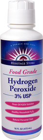 3 PACK of Heritage Products Hydrogen Peroxide 3% USP -- 16 fl oz