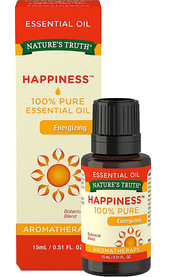 3 PACK of Natures Truth Energizing 100% Pure Essential Oil Happiness -- 0.51 fl oz
