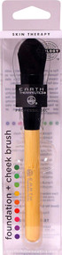 3 PACK of Earth Health-promotings Bamboo Foundation plus Cheek Makeup Brush -- 1 Brush