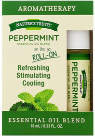 3 PACK of Natures Truth Peppermint Essential Oil Blend Roll-On -- 0.33 fl oz
