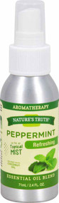 3 PACK of Natures Truth Essential Oil Blend Spray Peppermint -- 2.4 fl oz