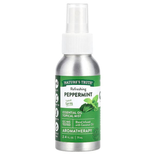 <img alt="Natures Truth, Essential Oil Topical Mist, Refreshing Peppermint, 2.4 fl oz (71 ml)" title="Natures Truth, Essential Oil Topical Mist, Refreshing Peppermint, 2.4 fl oz (71 ml),840093108074"