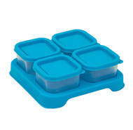 3 PACK of Green Sprouts Fresh Baby Food Unbreakable Cubes Aqua -- 2 oz