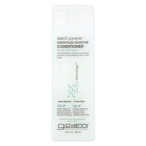 <img alt="Giovanni, Direct Leave-In Weightless Moisture Conditioner, For All Hair Types, 8.5 fl oz (250 ml)" title="Giovanni, Direct Leave-In Weightless Moisture Conditioner, For All Hair Types, 8.5 fl oz (250 ml),716237070081"