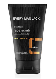 3 PACK of Every Man Jack Charcoal Face Scrub Skin Clearing -- 4.2 fl oz