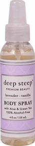 3 PACK of Deep Steep Body Spray Fresh Lavender - Vanilla -- 4 fl oz