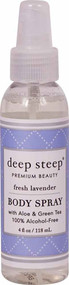 3 PACK of Deep Steep Body Spray Fresh Lavender -- 4 fl oz