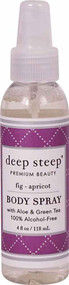 3 PACK of Deep Steep Body Spray Fresh Fig - Apricot -- 4 fl oz