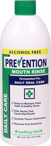 3 PACK of Prevention Mouth Rinse For Daily Oral Care Soothing Mint -- 16 fl oz