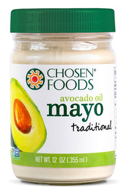 3 PACK of Chosen Foods Avocado Oil Mayo Traditional -- 12 fl oz