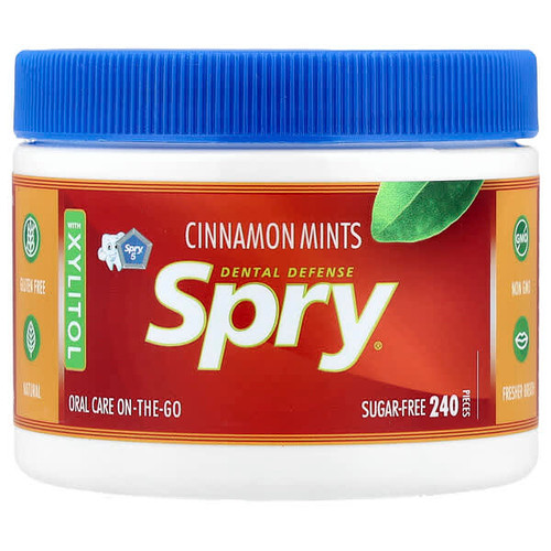 <img alt="Xlear, Spry, Cinnamon Mints, 240 Pieces" title="Xlear, Spry, Cinnamon Mints, 240 Pieces,700596000100"