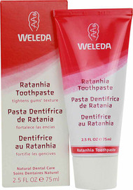 3 PACK of Weleda Ratanhia Toothpaste -- 2.5 fl oz