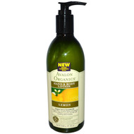 Avalon Organics, Hand & Body Lotion, Refreshing Lemon, 12 oz (340 g)