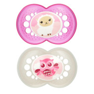 3 PACK of MAM Original Newborn Pacifier, Girl -- 2 Pacifier