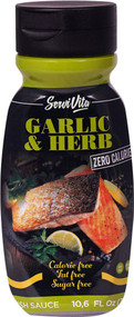 3 PACK of ServiVita Garlic & Herb Zero Calories -- 10.6 fl oz
