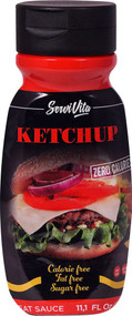 3 PACK of ServiVita Ketchup Zero Calories -- 11.1 fl oz