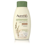 3 PACK of Aveeno Daily Moisturizing Yogurt Body Wash Vanilla and Oats -- 12 fl oz
