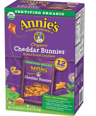 3 PACK of Annies Homegrown Organic Cheddar Bunnies -- 12 Packets