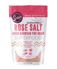 3 PACK of Suncore Foods Rose Salt Fine Grain -- 15 oz