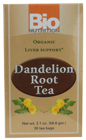 3 PACK of Bio Nutrition Dandelion Root Tea -- 30 Tea Bags