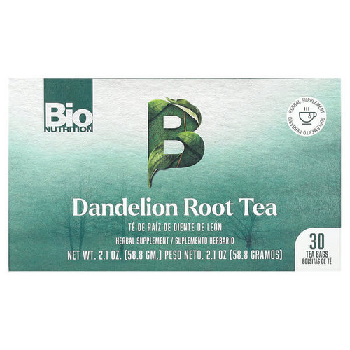 <img alt="Bio Nutrition, Dandelion Root Tea, Caffeine Free, 30 Tea Bags, 2.1 oz (58.8 g)" title="Bio Nutrition, Dandelion Root Tea, Caffeine Free, 30 Tea Bags, 2.1 oz (58.8 g),854936003457"